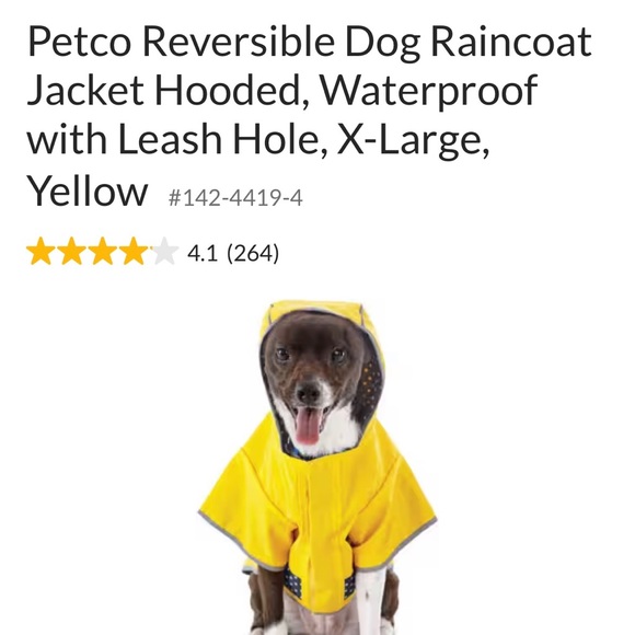 Rain Jacket Reversible Hooded Jacket Yellow XL - Picture 4 of 11